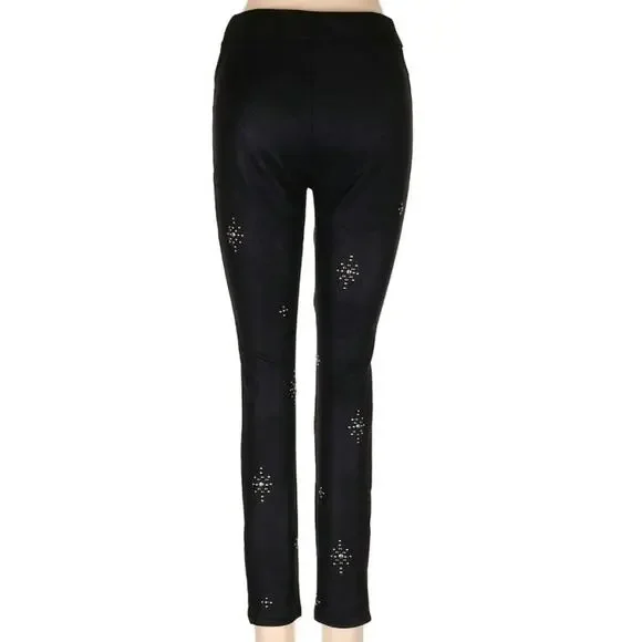 Free People Faux Suede Star Studded Leggings - Picture 2 of 7
